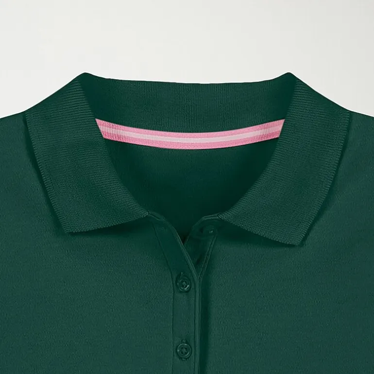 IZOD Little & Big Kid Girls Short Sleeve Regular Fit Polo Shirt