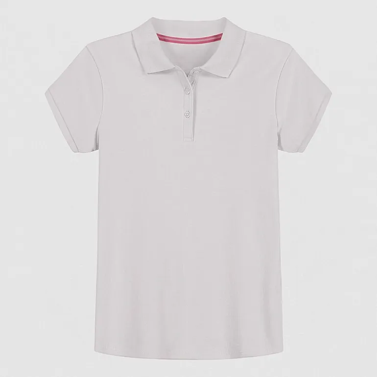 IZOD Little & Big Kid Girls Short Sleeve Regular Fit Polo Shirt