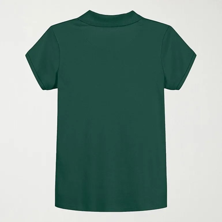 IZOD Little & Big Kid Girls Short Sleeve Regular Fit Polo Shirt