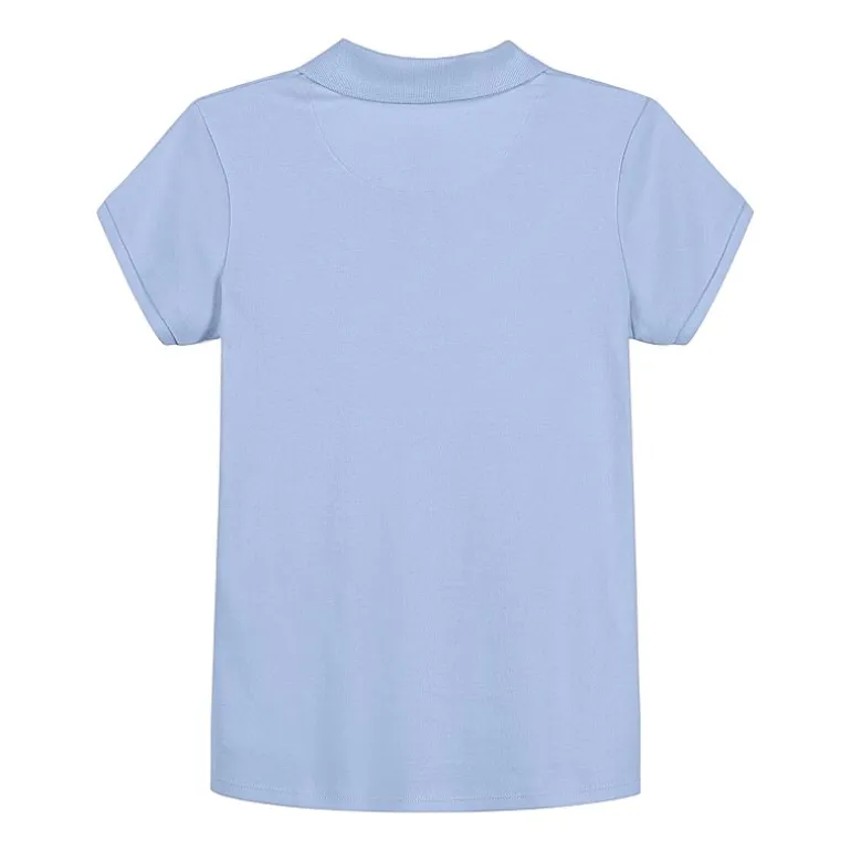 IZOD Little & Big Kid Girls Short Sleeve Regular Fit Polo Shirt