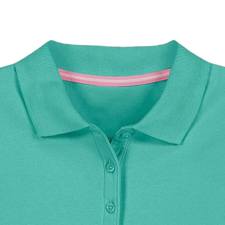 IZOD Little & Big Kid Girls Short Sleeve Regular Fit Polo Shirt