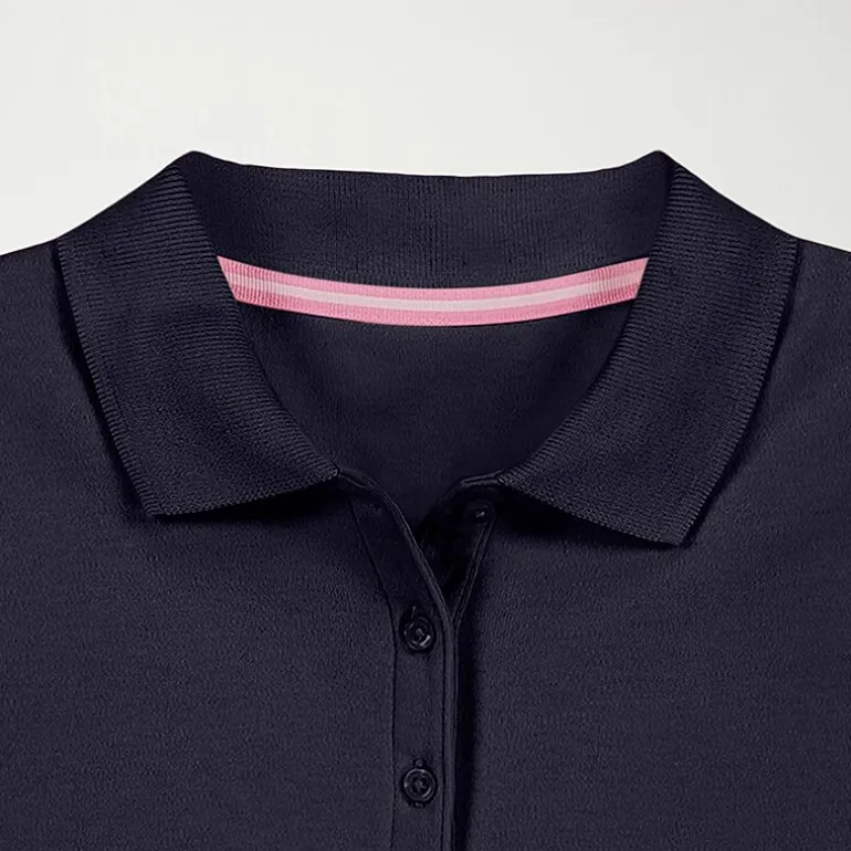 IZOD Little & Big Kid Girls Short Sleeve Regular Fit Polo Shirt