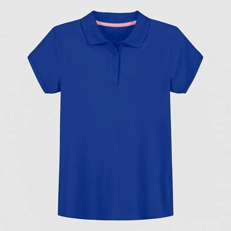 IZOD Little & Big Kid Girls Short Sleeve Regular Fit Polo Shirt