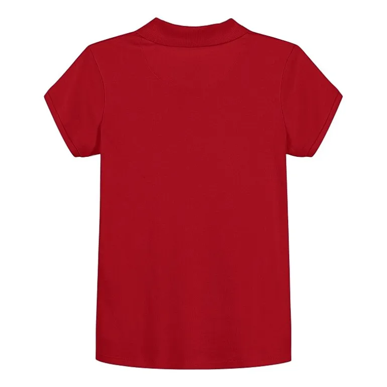IZOD Little & Big Kid Girls Short Sleeve Regular Fit Polo Shirt