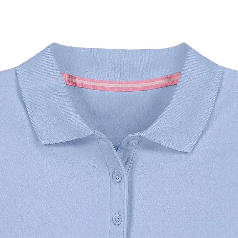 IZOD Little & Big Kid Girls Short Sleeve Regular Fit Polo Shirt