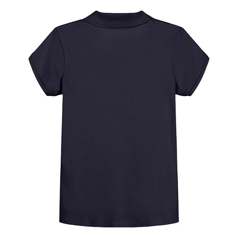 IZOD Little & Big Kid Girls Short Sleeve Regular Fit Polo Shirt