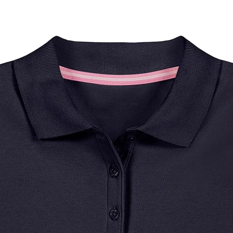 IZOD Little & Big Kid Girls Short Sleeve Regular Fit Polo Shirt
