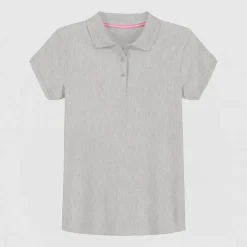 IZOD Little & Big Kid Girls Short Sleeve Regular Fit Polo Shirt