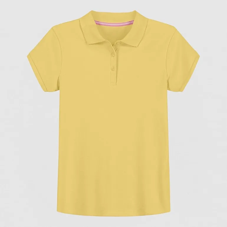 IZOD Little & Big Kid Girls Short Sleeve Regular Fit Polo Shirt