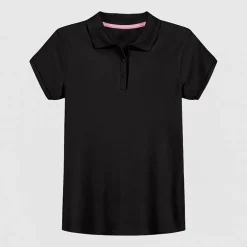 IZOD Little & Big Kid Girls Short Sleeve Regular Fit Polo Shirt