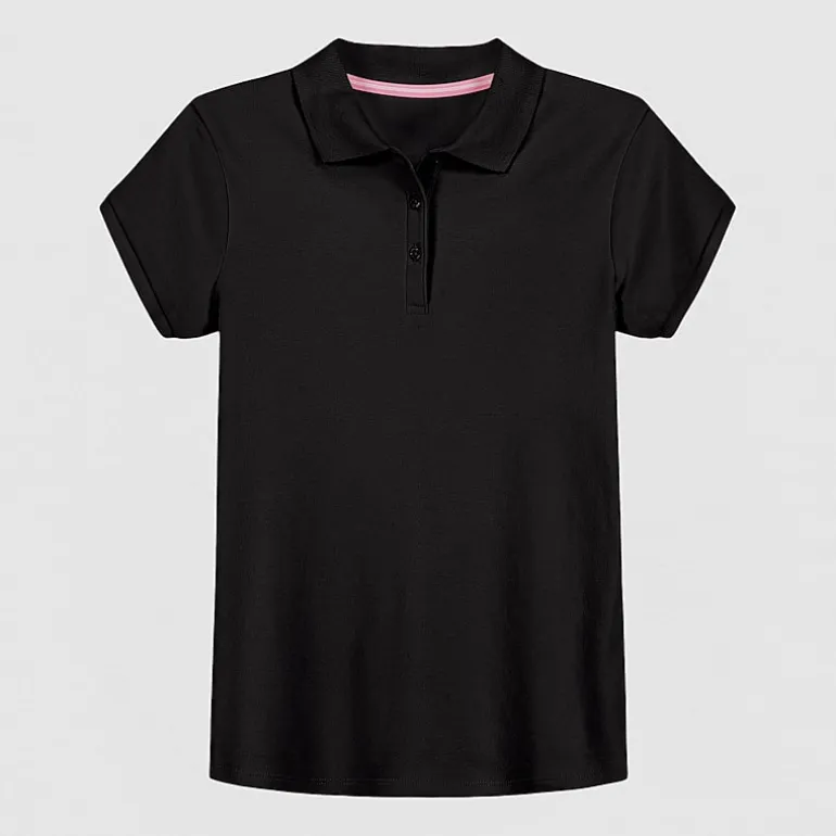 IZOD Little & Big Kid Girls Short Sleeve Regular Fit Polo Shirt