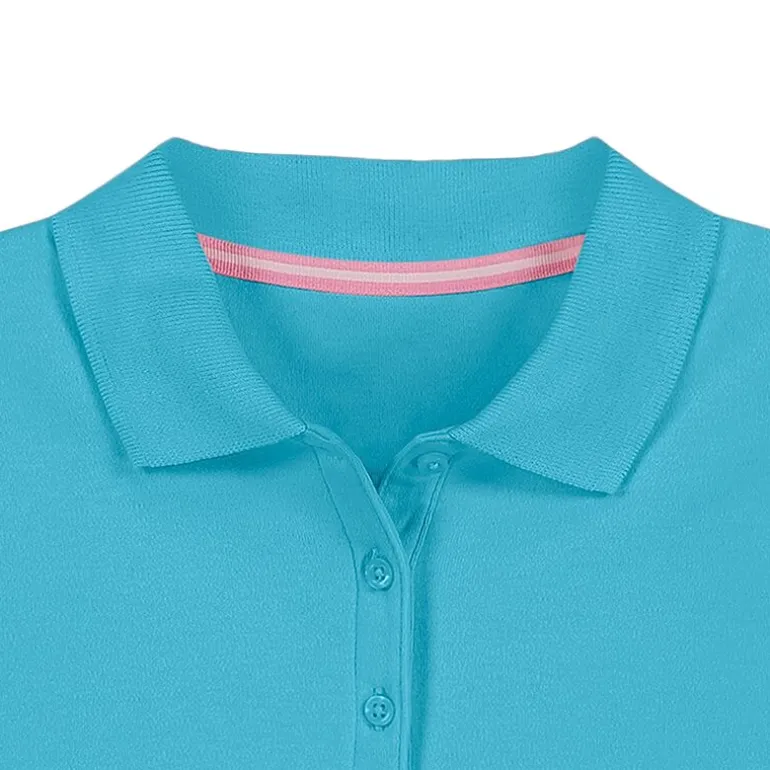 IZOD Little & Big Kid Girls Short Sleeve Regular Fit Polo Shirt