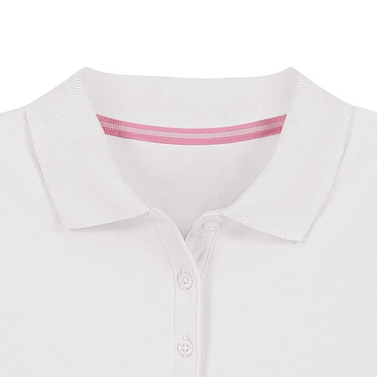 IZOD Little & Big Kid Girls Short Sleeve Regular Fit Polo Shirt