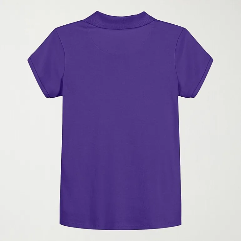 IZOD Little & Big Kid Girls Short Sleeve Regular Fit Polo Shirt