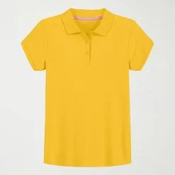 IZOD Little & Big Kid Girls Short Sleeve Regular Fit Polo Shirt