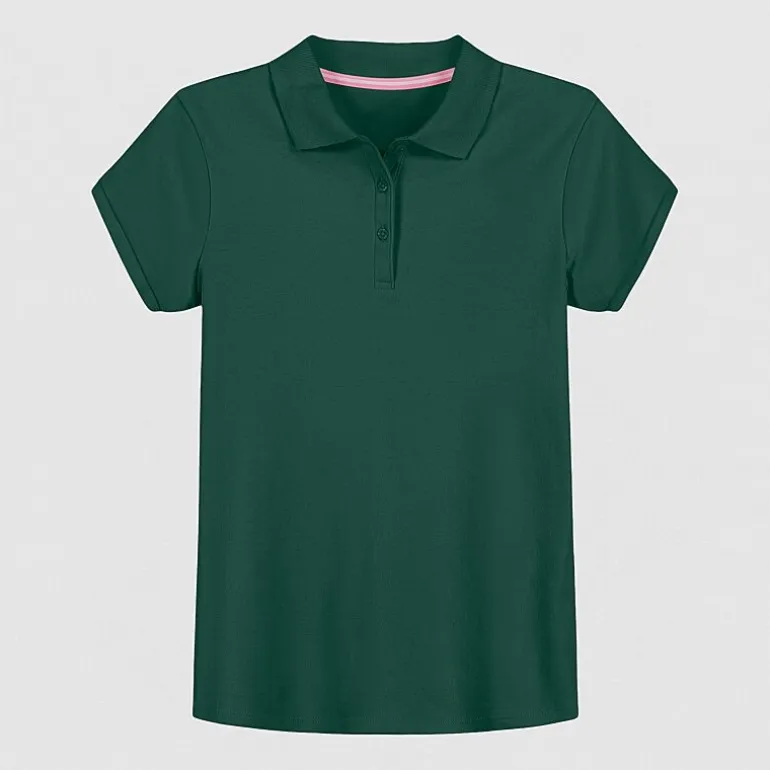 IZOD Little & Big Kid Girls Short Sleeve Regular Fit Polo Shirt