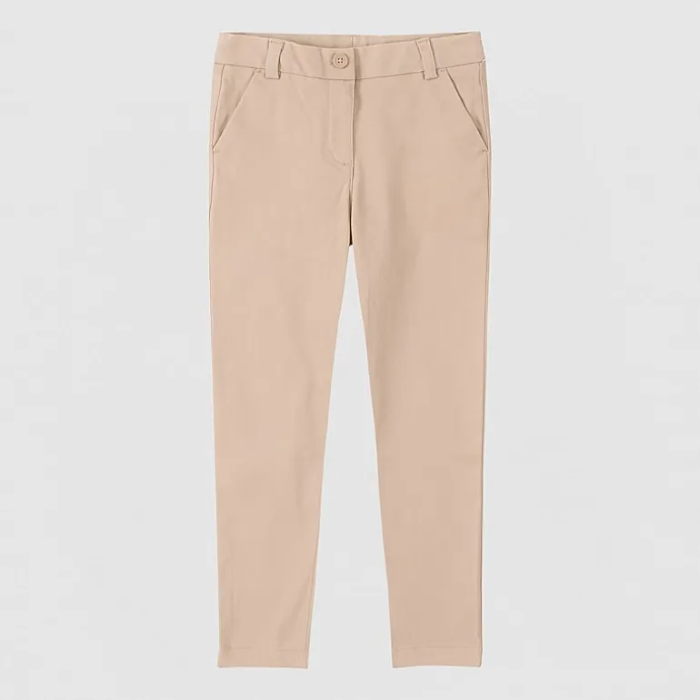 IZOD Little & Big Kid Girls Straight Skinny Fit Flat Front Pant