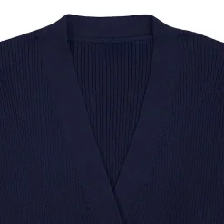 IZOD Little & Big Kid Girls V Neck Long Sleeve Button Rib Knit Cardigan