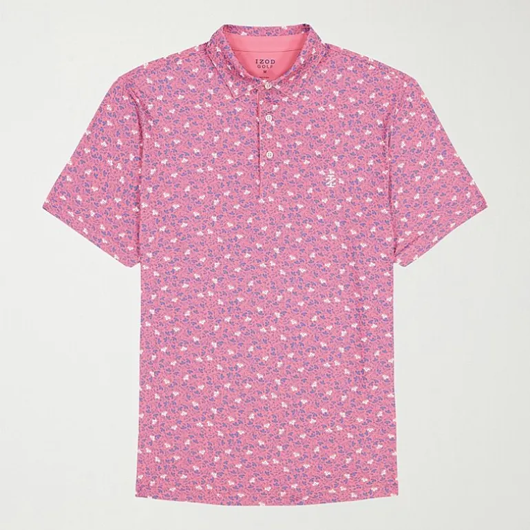 IZOD Mens Classic Fit Short Sleeve Polo Shirt