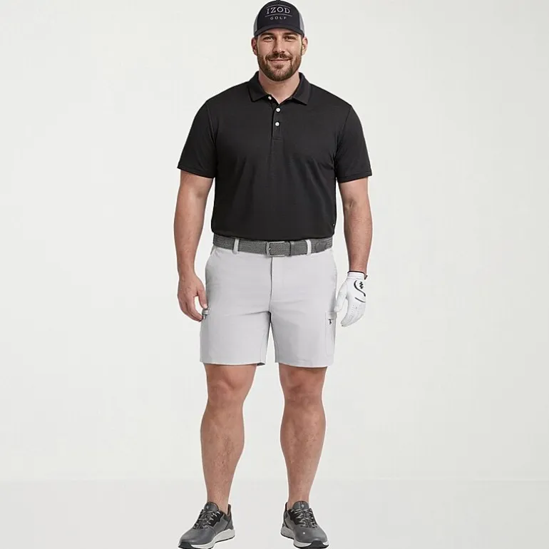 IZOD Performance Mesh Big and Tall Mens Regular Fit Short Sleeve Polo Shirt