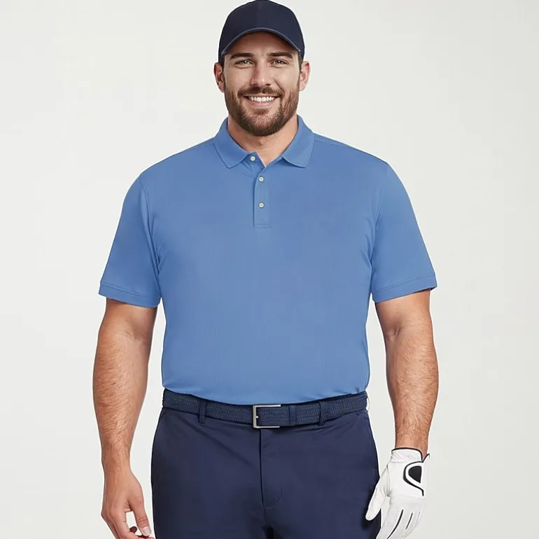IZOD Performance Mesh Big and Tall Mens Regular Fit Short Sleeve Polo Shirt