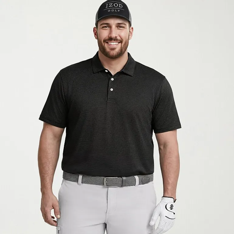 IZOD Performance Mesh Big and Tall Mens Regular Fit Short Sleeve Polo Shirt
