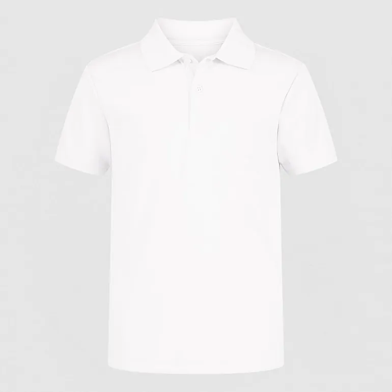 IZOD Performance Mesh Boys Short Sleeve Regular Fit Wrinkle Resistant Moisture Wicking Polo Shirt