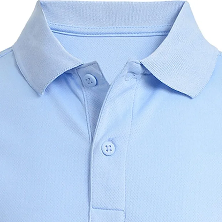 IZOD Performance Mesh Boys Short Sleeve Regular Fit Wrinkle Resistant Moisture Wicking Polo Shirt