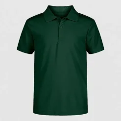 IZOD Performance Mesh Boys Short Sleeve Regular Fit Wrinkle Resistant Moisture Wicking Polo Shirt