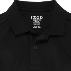 IZOD Performance Mesh Boys Short Sleeve Regular Fit Wrinkle Resistant Moisture Wicking Polo Shirt