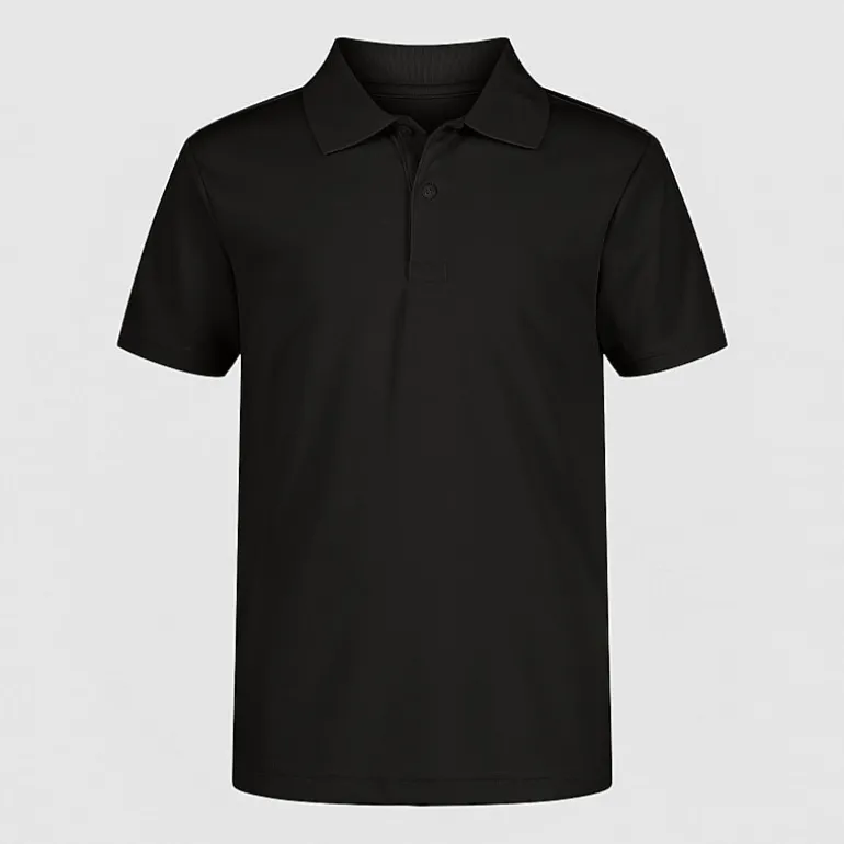 IZOD Performance Mesh Boys Short Sleeve Regular Fit Wrinkle Resistant Moisture Wicking Polo Shirt