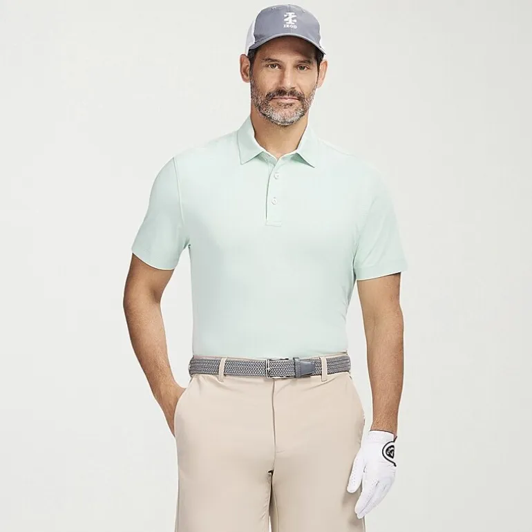 IZOD Performance Mesh Mens Regular Fit Short Sleeve Polo Shirt