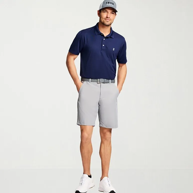IZOD Performance Micro Poly Mens Moisture Wicking Golf Short