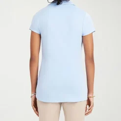 IZOD Performance Womens Juniors Short Sleeve Polo Shirt