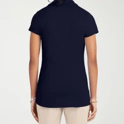 IZOD Performance Womens Juniors Short Sleeve Polo Shirt