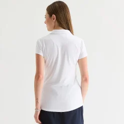 IZOD Performance Womens Juniors Short Sleeve Polo Shirt