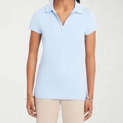 IZOD Performance Womens Juniors Short Sleeve Polo Shirt