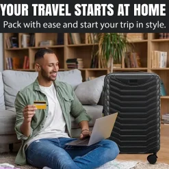 IZOD Phantom 3-pc. Hardside Expandable Lightweight Luggage Set