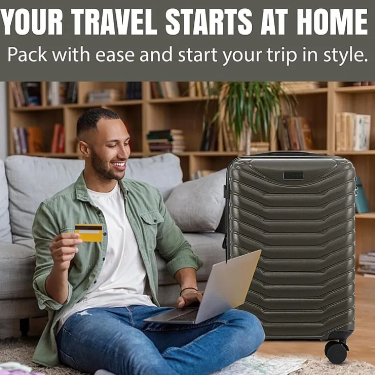 IZOD Phantom 3-pc. Hardside Expandable Lightweight Luggage Set