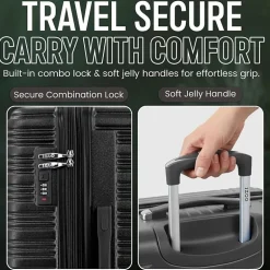 IZOD Romeo 3-pc. Hardside Expandable LIGHTWEIGHT Luggage Set