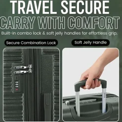IZOD Romeo 3-pc. Hardside Expandable LIGHTWEIGHT Luggage Set