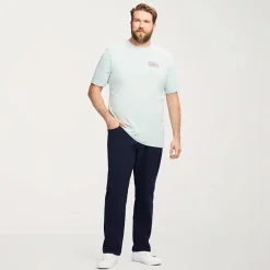 IZOD Saltwater Mens Crew Neck Short Sleeve Classic Fit Big and Tall Graphic T-Shirt