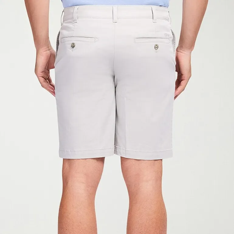 IZOD Saltwater Mens 9 1/2" Stretch Fabric Chino Short