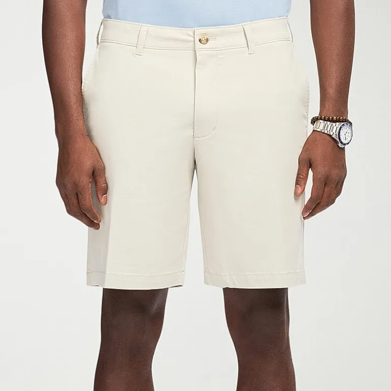 IZOD Saltwater Mens 9 1/2" Stretch Fabric Chino Short