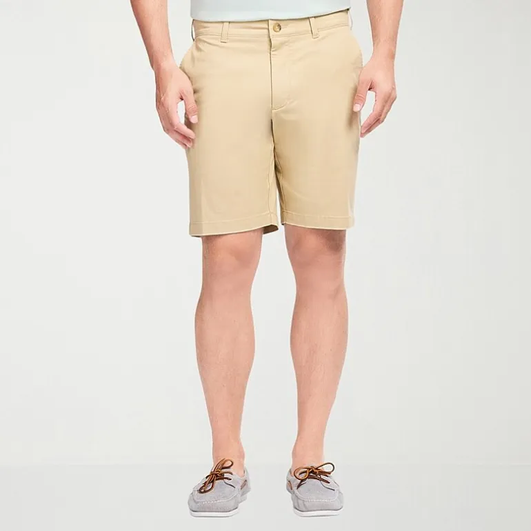 IZOD Saltwater Mens 9 1/2" Stretch Fabric Chino Short