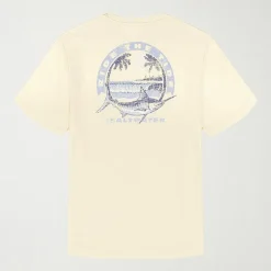 IZOD Saltwater Soft Wash Mens Crew Neck Short Sleeve Classic Fit Graphic T-Shirt