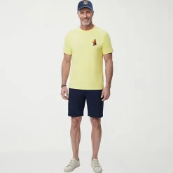 IZOD Saltwater Soft Wash Mens Crew Neck Short Sleeve Classic Fit Graphic T-Shirt