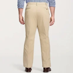 IZOD Sportflex Waistband Non Iron Performance Mens Straight Fit Big and Tall Flat Front Pant
