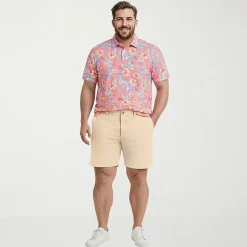 IZOD Sunshield Performance Big and Tall Mens Classic Fit Short Sleeve Polo Shirt