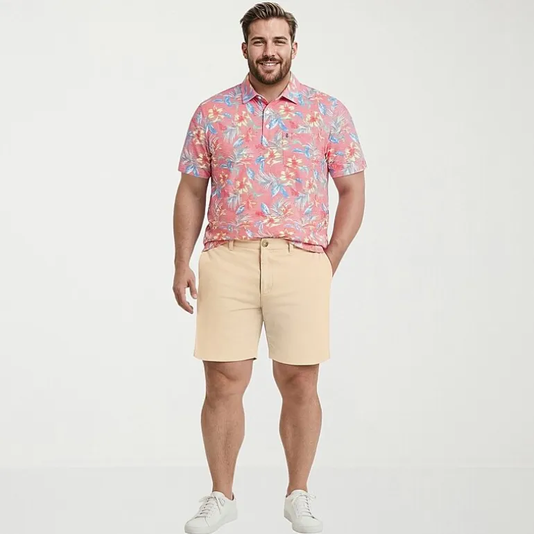 IZOD Sunshield Performance Big and Tall Mens Classic Fit Short Sleeve Polo Shirt